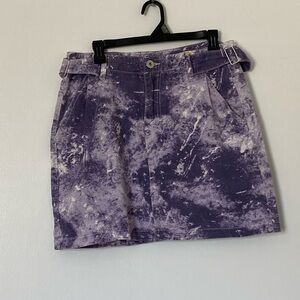 SHEIN Tie dye denim skirt, size  0XL